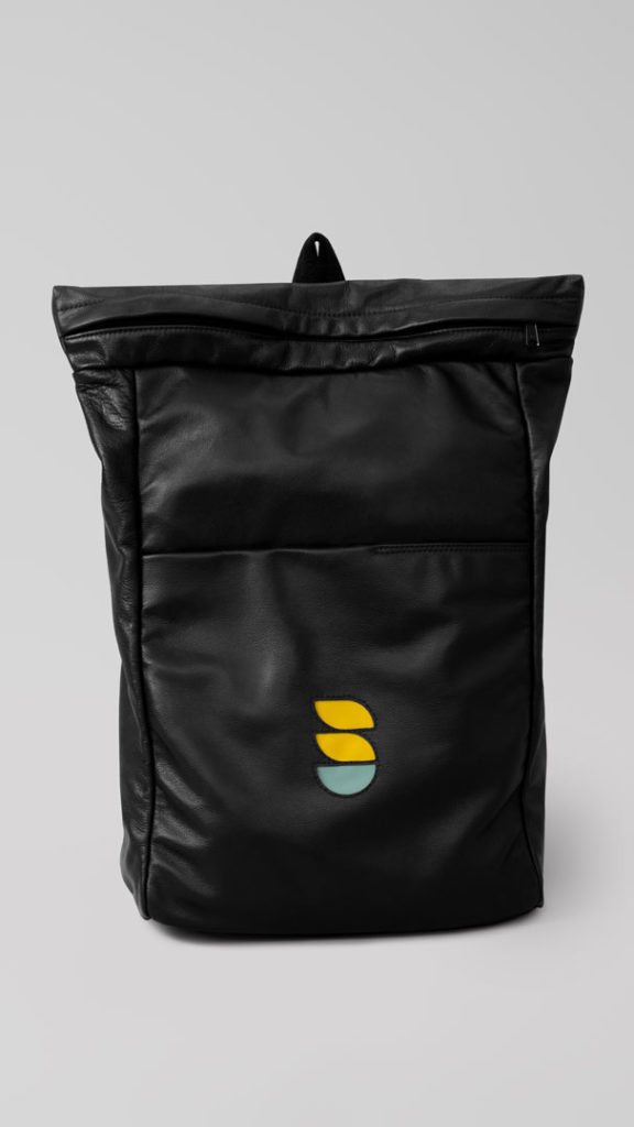Kii - Rucksack aus upycling Leder und recyceltem Meeresplastik