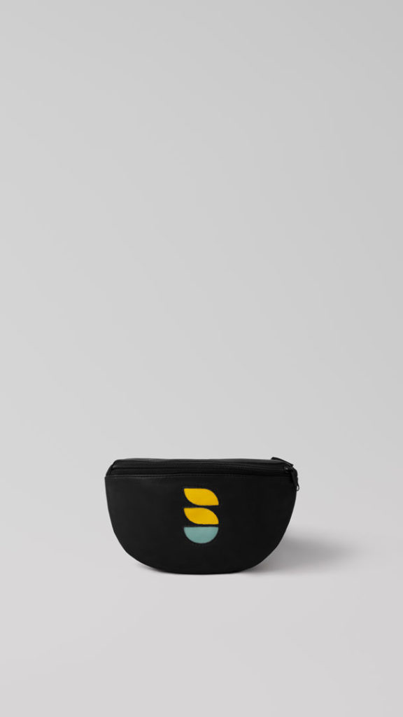 Kii - Bauchtasche aus Pinatex, recyceltem Meeresplastik und Kii-Trama